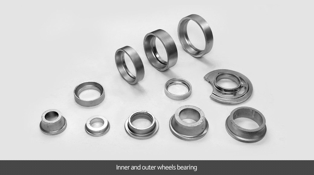 Inner and outer wheels bearing