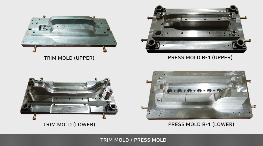 Trim mold, press mold